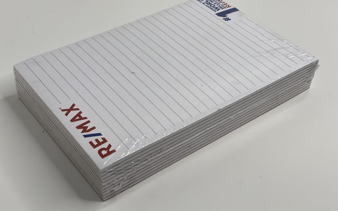RE/MAX Notepads, “No 1”